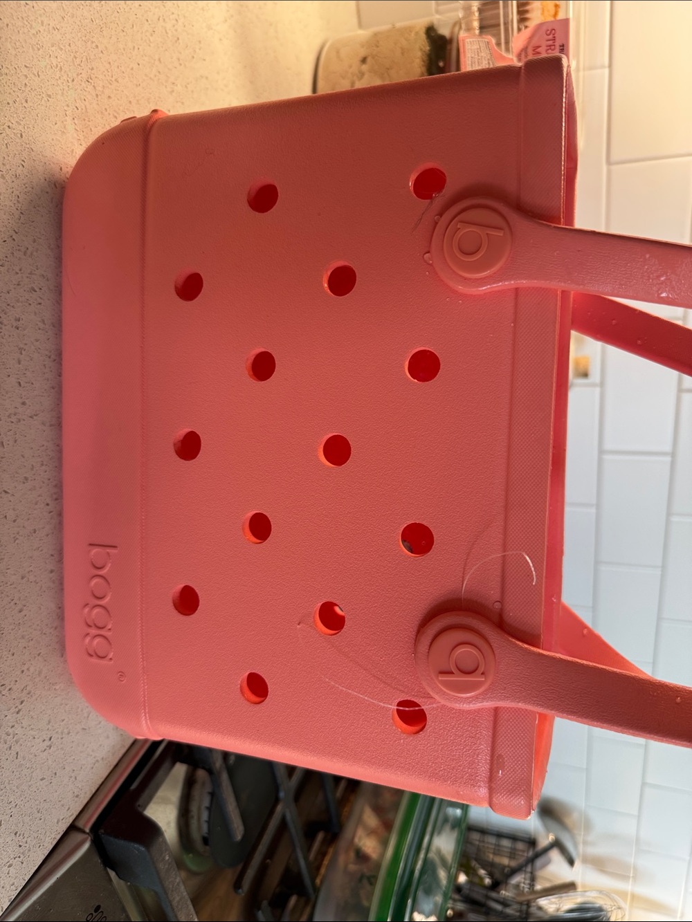 Bogg Bag Baby Bogg in Coral Pink